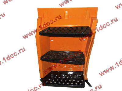 Подножка со ступеньками в сборе левая SH желтая SHAANXI / Shacman (ШАНКСИ / Шакман) 81.61510.0225 фото 1 Благовещенск