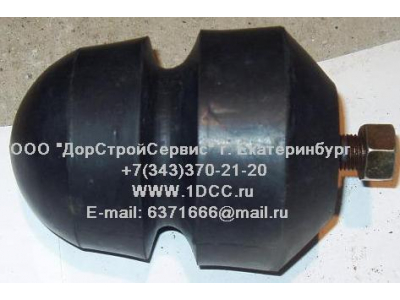 Отбойник рессоры передней круглый с болтом H2/H3 HOWO (ХОВО) WG9725521210 фото 1 Благовещенск