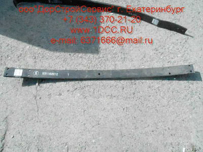 Лист SH F3000 №1 задней рессоры SHAANXI / Shacman (ШАНКСИ / Шакман) DZ9114526112-1 фото 1 Благовещенск