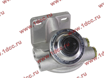 Кронштейн топливного фильтра грубой очистки (с помпой, 2 отверстия) DF DONG FENG (ДОНГ ФЕНГ) 125010-KC100 для самосвала фото 1 Благовещенск