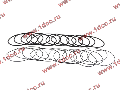Кольцо уплотнительное гильзы цилиндра (комплект 12 тонких и 12 толстых) двигатель TD226B6G Lonking CDM (СДМ) 01153804/01153805 фото 1 Благовещенск